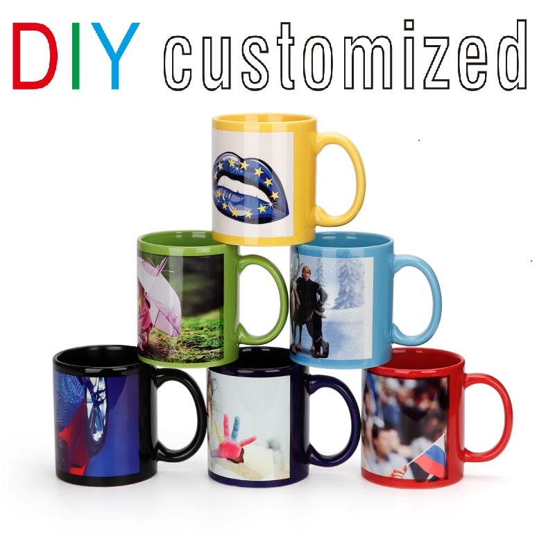 Diy personalizado 350ml 12oz c - Sublimation Mug White avaliação e preço