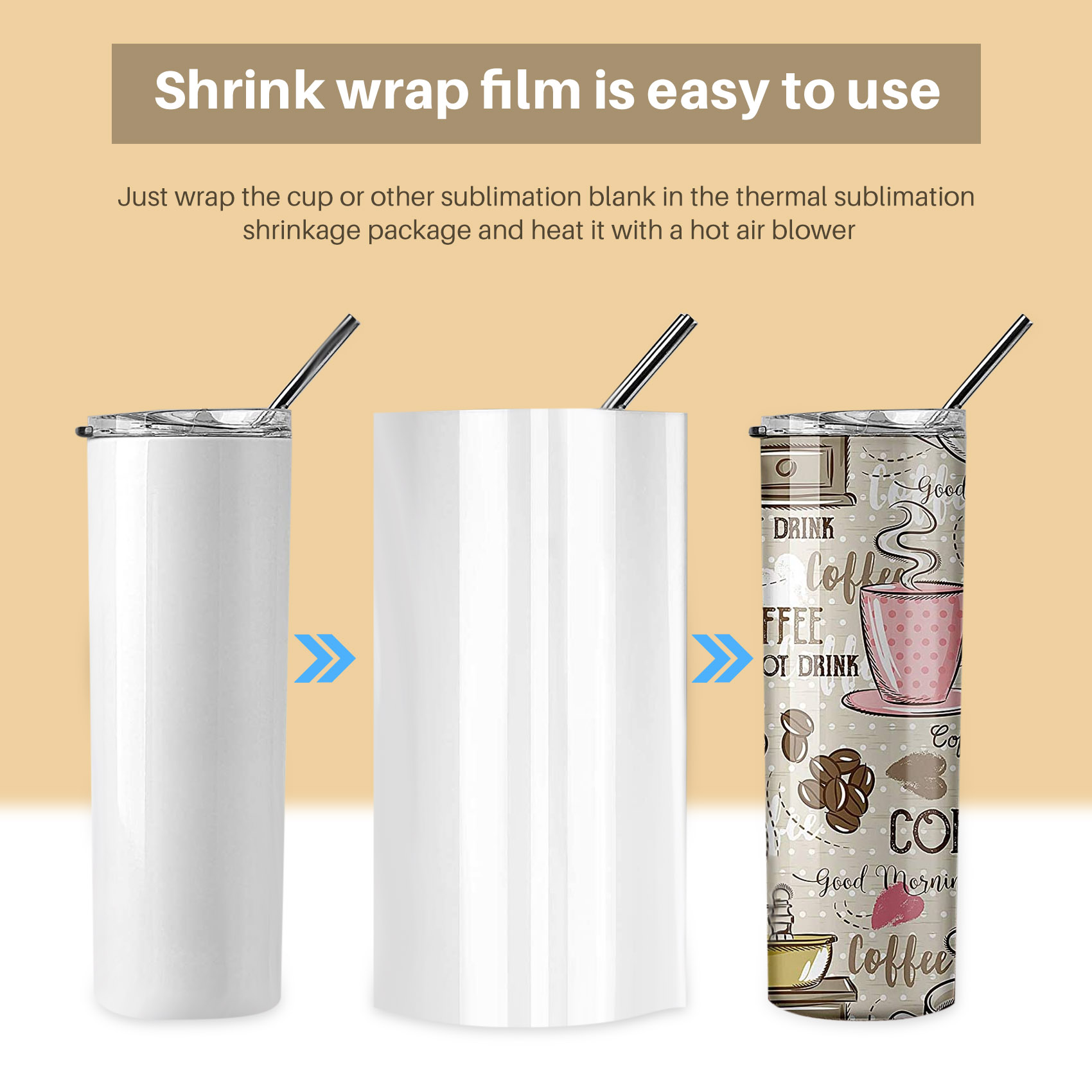 Mangas termoencolhíveis para s - Sublimation Mug White avaliação e preço